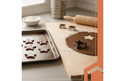 Zestaw foremek do wykrawania piernikowej chatki