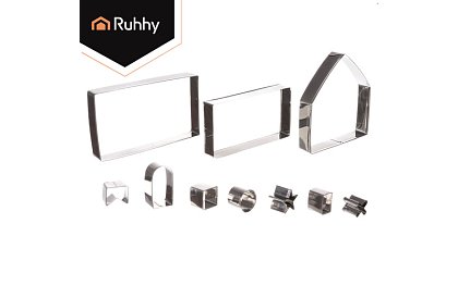 Zestaw foremek do wykrawania piernikowej chatki