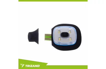 Dwuwarstwowa zimowa czapka z latarką LED – żółta