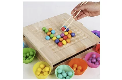 Drewniana gra 2w1 – farma