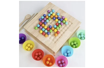 Drewniana gra 2w1 – farma