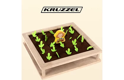 Drewniana gra 2w1 – farma