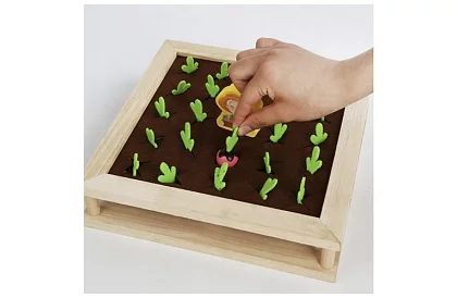 Drewniana gra 2w1 – farma