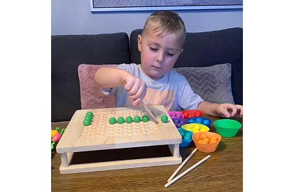 Drewniana gra 2w1 – farma