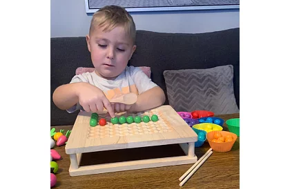 Drewniana gra 2w1 – farma