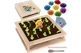 Drewniana gra 2w1 – farma