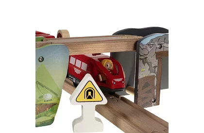 Drewniana kolej - tor kolejowy 3,2 m