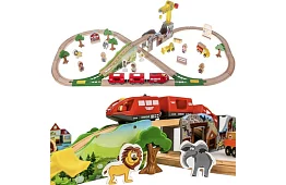 Drewniana kolej - tor kolejowy 3,2 m