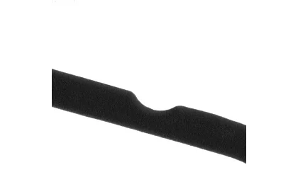 Aksamitowe wieszaki na odzież - 20 szt. - czarne