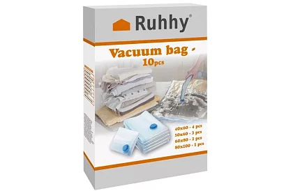 Zestaw worków próżniowych – 4 rozmiary – 10 sztuk