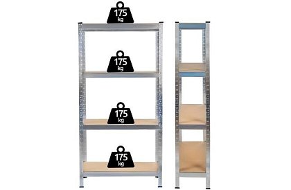 Półka magazynowa 150x75x30