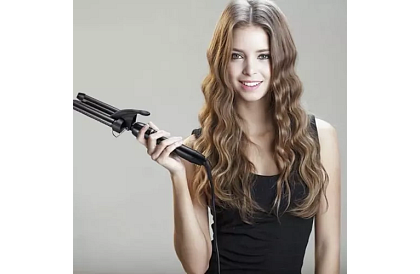 Ceramiczna trójkulma – Trio Curl z wyświetlaczem LCD