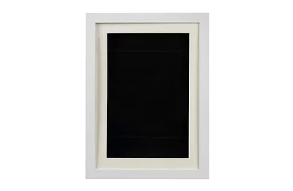 Ramka artystyczna do zdjęć – rysunki A4 - biała