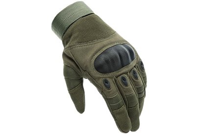 Takticzne rękawice dotykowe - rozmiar XL - khaki