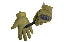 Takticzne rękawice dotykowe - rozmiar XL - khaki