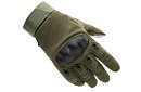 Takticzne rękawice dotykowe - rozmiar XL - khaki