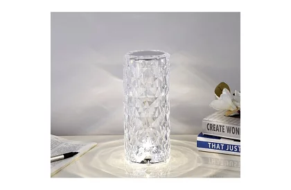 LED dotykowa lampa biurkowa RGB – Lampa Kryształowa Diamentowa