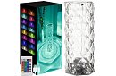 LED dotykowa lampa biurkowa RGB – Lampa Kryształowa Diamentowa