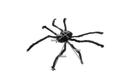 Sztuczna pajęczyna gigant - dekoracja 90 cm