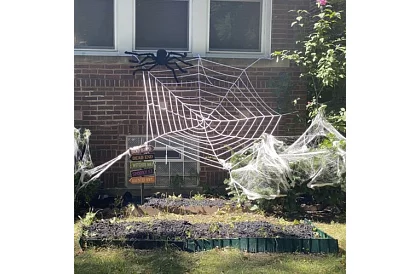 Sztuczna pajęczyna gigant - dekoracja 90 cm