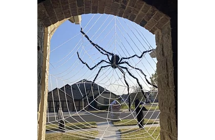 Sztuczna pajęczyna gigant - dekoracja 90 cm