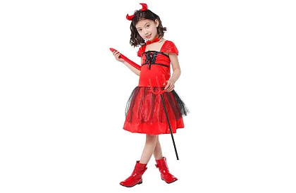 Kostium - akcesoria diabła - zestaw 4 części