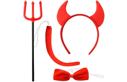 Kostium - akcesoria diabła - zestaw 4 części