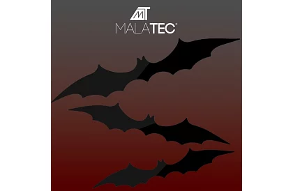 Zestaw 3 sztucznych nietoperzy na Halloween – 47, 37 i 31 cm