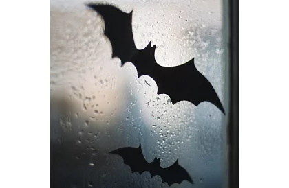 Zestaw 3 sztucznych nietoperzy na Halloween – 47, 37 i 31 cm