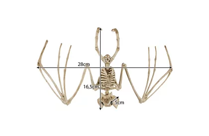 Kostka nietoperza 30 cm - dekoracja halloweenowa