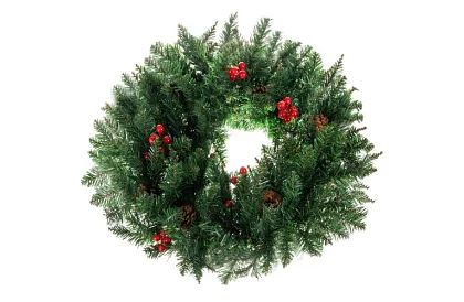 Dekoracyjny wieniec świąteczny - 60cm