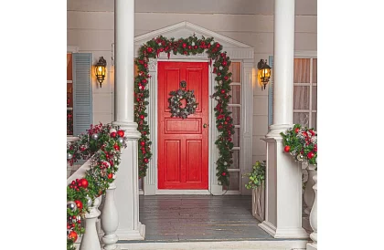 Dekoracyjny wieniec świąteczny - 60cm