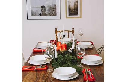 Dekoracyjny wieniec świąteczny - 60cm