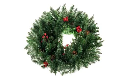 Dekoracyjny wieniec świąteczny - 60cm