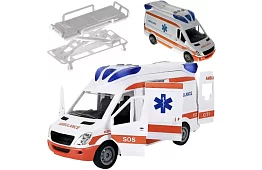 Wóz sanitarny – karetka z sygnalizacją dźwiękową i świetlną