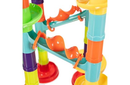 Tor przeszkód z kulkami 113 elementów + 30 kulek