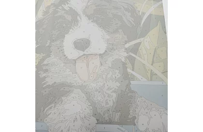 Malowanie według numerów - pies - 40x30 cm