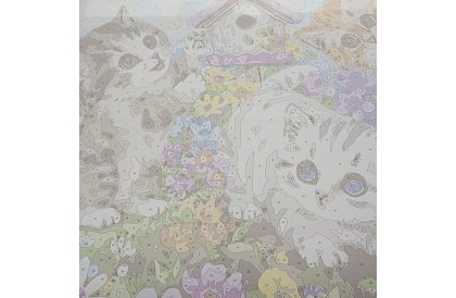 Malowanie według numerów - koty - 40x50 cm