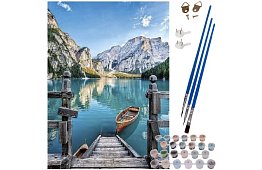 Malowanie według numerów - górski krajobraz - 40x50 cm