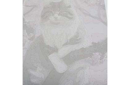 Malowanie według numerów - kot - 40x50 cm