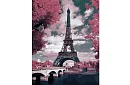 Malowanie według numerów - Wieża Eiffla - 40x50 cm