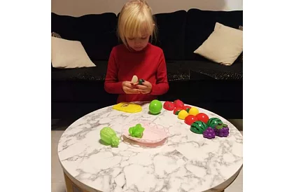 Zestaw do krojenia - owoce do krojenia w koszyku