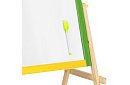Dwustronna drewniana tablica dla dzieci