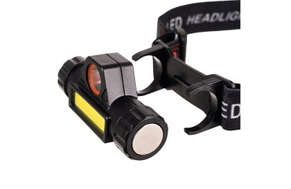 LED czołówka COB LED i CREE LED – 4w1