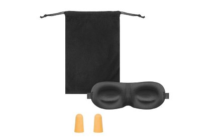 Zestaw do spania – maska na oczy i zatyczki do uszu + etui