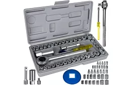 Kompletny zestaw nasadkowych kluczy 40 sztuk do domu i warsztatu