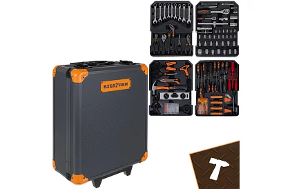 Zestaw narzędzi w aluminiowej walizce - 1000 szt. w zestawie