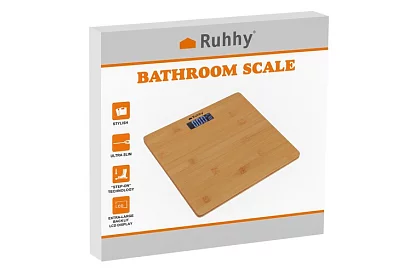 Bambooowa waga osobista LCD – do 180 kg