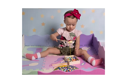 Drewniana gra magnetyczna - łapanie rybek