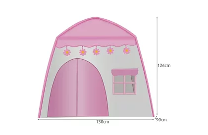 Dziecięcy namiot – domek z oświetleniem